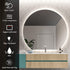 Sol Frameless Crescent Moon Backlit LED Wall Mirror